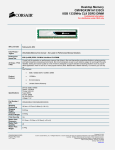 Corsair 8GB DDR3 DIMM