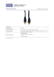 Cables Direct 2m 3.5mm, M - M