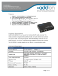 Add-On Computer Peripherals (ACP) AO-GES-42-S network switch