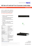 NEC Quovio D Slot-In PC Intel Core i5