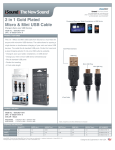 dreamGEAR ISOUND-1641 USB cable