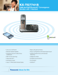 Panasonic KX-TG7741S telephone