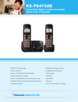 Panasonic KX-TG4732B telephone