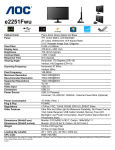 AOC e2251Fwu