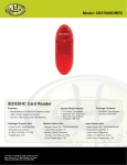 Gear Head CR3700SDRED card reader