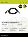 Gear Head 3m USB 2.0