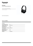 Panasonic RP-HC200-G headphone