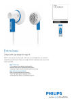 Philips In-Ear Headphones SHE3000BL