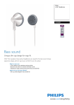 Philips In-Ear Headphones SHE2001