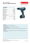 Makita BHP456RFE cordless combi drill