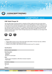 Conceptronic USB Tablet Charger 2A