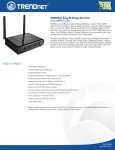 Trendnet TEW-736RE router