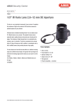 ABUS TV8554 camera lense