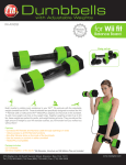 CTA Digital Adjustable Weight Dumbbell For Wii