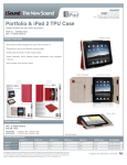 dreamGEAR Portfolio & iPad 2 TPU Case