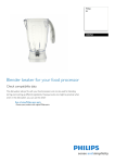 Philips Blender jar HR3961