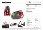 Tristar SZ-2189 vacuum cleaner