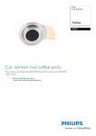 Philips 2-cup podholder CRP471/01