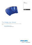 Philips Cool Skin Charging stand for shaver CRP340