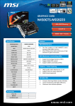 MSI 912-V809-026 NVIDIA GeForce GTS 450 2GB graphics card