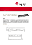 Equip 769225 patch panel