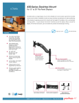 Peerless LCT420A flat panel wall mount