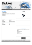 Karma Italiana HP 1096TV headphone