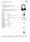 V7 USB Digital Headset