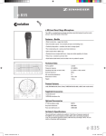 Sennheiser e 835