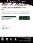 Channel Vision C-0476 telephone switching equipment