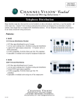 Channel Vision C-0432 telephone switching equipment