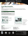 Channel Vision A0350 audio amplifier