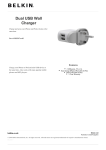 Belkin Dual USB Wall Charger