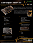 Zotac ZT-40510-10L NVIDIA GeForce GTS 450 1GB graphics card