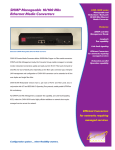 Canary CMX-1011R network media converter