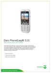 Doro PhoneEasy 515gsm 82g Black