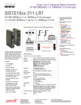 Transition Networks SISTG1014-211-LRT network media converter
