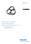 Philips Shaving head holder CRP301