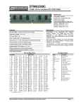 Dataram DTM63389C memory module