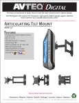 Avteq AWM-32T flat panel wall mount