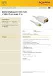 DeLOCK 2m mini DP/VGA