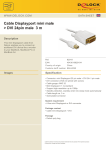 DeLOCK 3m mini DP/DVI