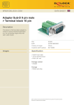 DeLOCK Sub-D 9-p M