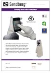 Sandberg Touch Screen Gloves White