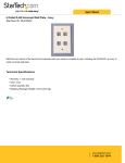 StarTech.com PLATE4IV outlet box