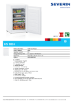 Severin KS 9824 freezer
