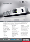 Hitachi CP-X2521WN data projector