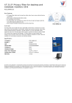 V7 21,5" Privacy Filter for desktop and notebook monitors 16:9