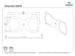 Dataflex ViewLite VESA 200x100 Mountingplate 020