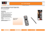 T'nB TCUNSLIM6 remote control